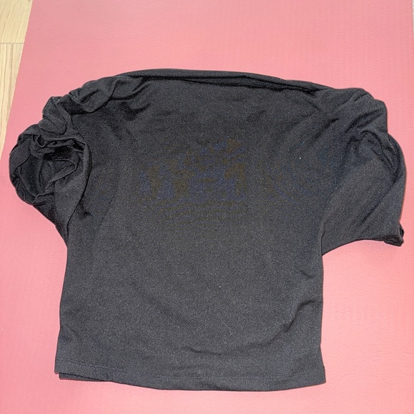 Tops - Black Off-Shoulder Top